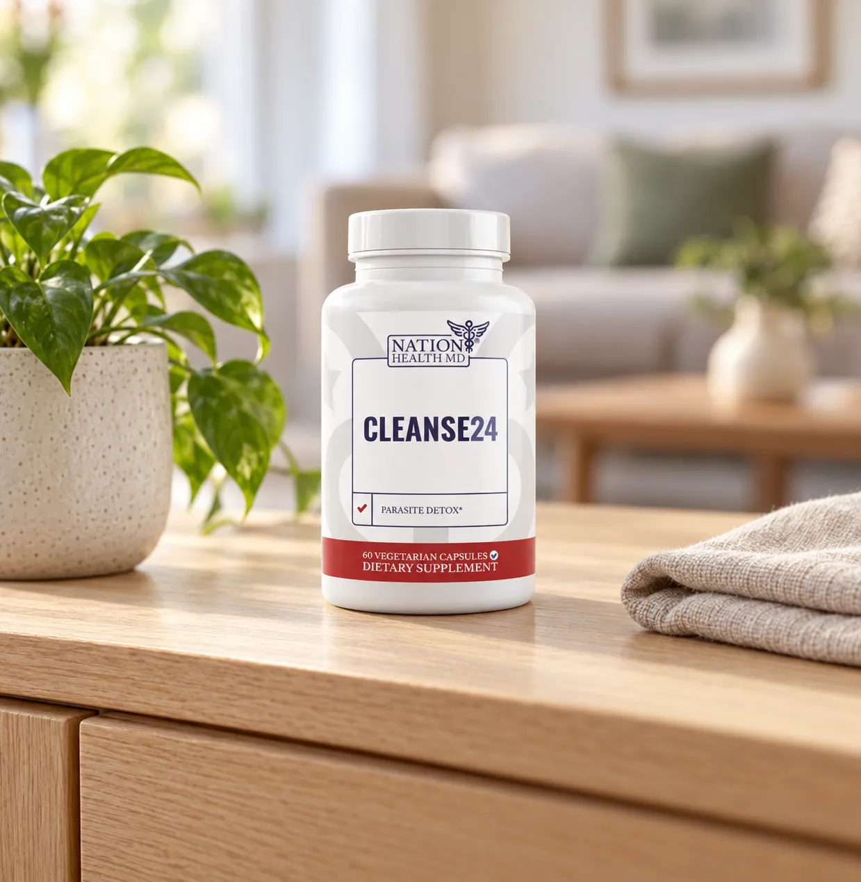 Cleanse 24 — the package in everyday use