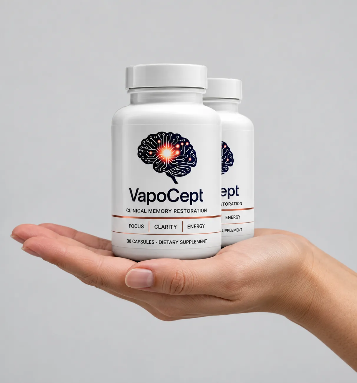 VapoCept — the package held in a hand